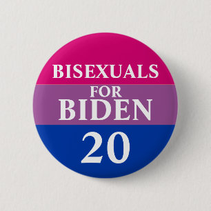 Bisexuelle für den Knopf Biden Button