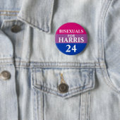 Bisexuelle Für Harris Knopf Button (Beispiel)