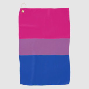 Bisexuelle Golf-Community für Flag & Pride-Liebe / Golfhandtuch