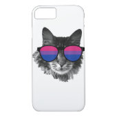 Bisexuelle Katze - Flag LGBT Prix Shirt Geschenk Case-Mate iPhone Hülle (Rückseite)