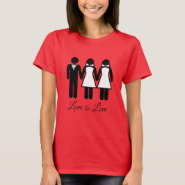 BISEXUELLE LIEBE IST LIEBE T-Shirt