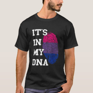 Bisexuelle Pride DNA Thumbmark Bisexuelle Flagge B T-Shirt