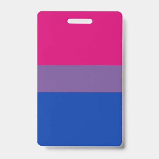 Bisexuelle Pride-Flagge Ausweis (Vorderseite)