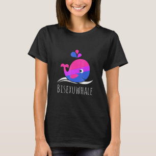 Bisexuelle Pride-Flagge Bisexuwhale Bisexuell T-Shirt