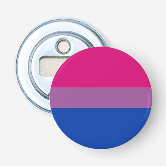 Bisexuelle Pride-Flagge Flaschenöffner (Vorderseite)