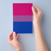 Bisexuelle Pride-Flagge Flyer (Handgriff)