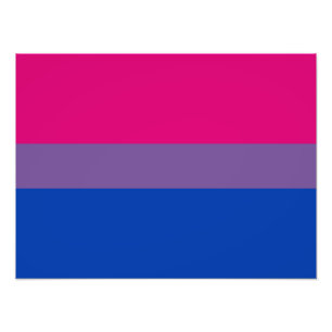 Bisexuelle Pride-Flagge Fotodruck