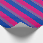 Bisexuelle Pride-Flagge Geschenkpapier (Ecke)