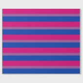 Bisexuelle Pride-Flagge Horizontal Geschenkpapier (Flach)