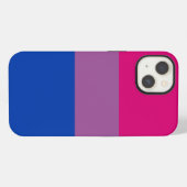 Bisexuelle Pride-Flagge iPhone Hülle (Rückseite (Horizontal))