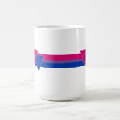 Bisexuelle Pride-Flagge Kaffeetasse (Mittel)
