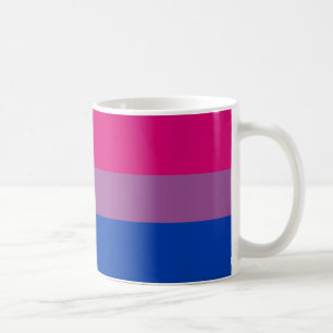 Bisexuelle Pride-Flagge Kaffeetasse