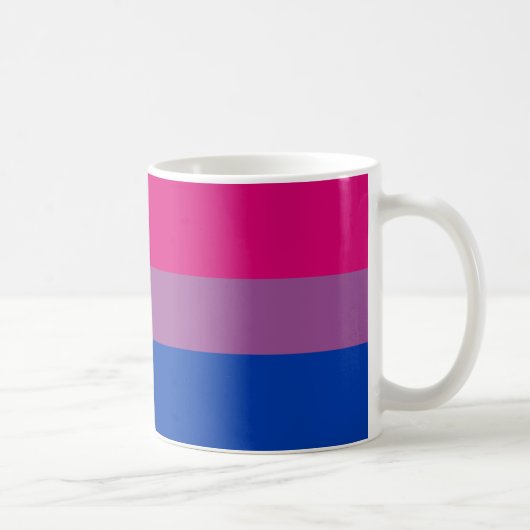 Bisexuelle Pride-Flagge Kaffeetasse (Rechts)
