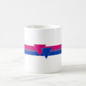 Bisexuelle Pride-Flagge Kaffeetasse (Mittel)