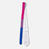 Bisexuelle Pride-Flagge Krawatte (Rückseite)