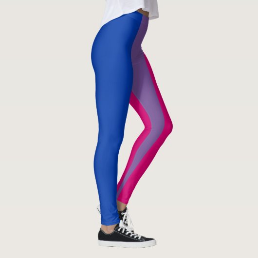 Bisexuelle Pride-Flagge Leggings (Rechts)