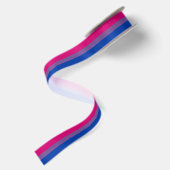 Bisexuelle Pride-Flagge Satinband (Rückseite)