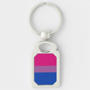 Bisexuelle Pride-Flagge Schlüsselanhänger