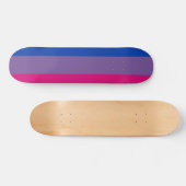 Bisexuelle Pride-Flagge Skateboard (Horizontal)