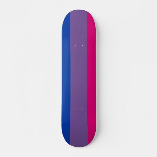 Bisexuelle Pride-Flagge Skateboard (Vorne)