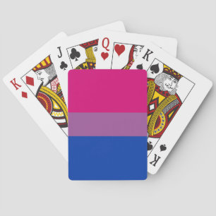 Bisexuelle Pride-Flagge Spielkarten