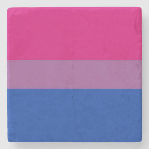Bisexuelle Pride-Flagge Steinuntersetzer