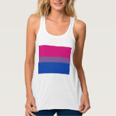 Bisexuelle Pride-Flagge Tank Top (Vorderseite)