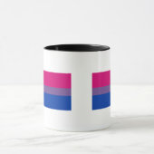 Bisexuelle Pride-Flagge Tasse (Zentrum)