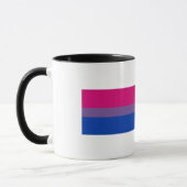 Bisexuelle Pride-Flagge Tasse (Links)