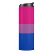 Bisexuelle Pride-Flagge Thermosbecher (Nach links gedreht)