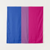Bisexuelle Pride-Flagge Wandteppich (Vorderseite (Horizontal))