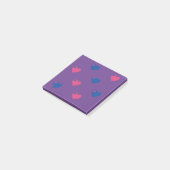 Bisexuelle Pride-Herzen Post-it-Notizen Post-it Klebezettel (angewinkelt)