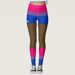 Bisexuelle Pride Imitate Shorts & Legs Leggings