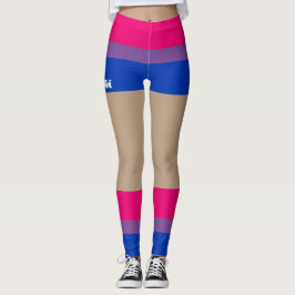 Bisexuelle Pride Imitate Shorts & Legs Leggings