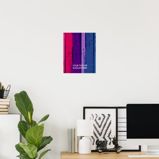 BISEXUELLE PRIDE INK-BAR POSTER (Heimbüro)