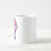 Bisexuelle Protestfäuste Kaffeetasse (Mittel)