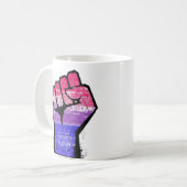 Bisexuelle Protestkaffee-Tasse Kaffeetasse (Vorderseite Links)