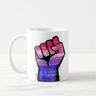 Bisexuelle Protestkaffee-Tasse Kaffeetasse
