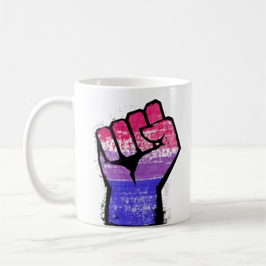 Bisexuelle Protestkaffee-Tasse Kaffeetasse (Links)