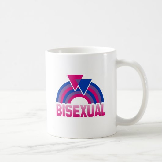 BISEXUELLE RAINBOW FLAG KAFFEETASSE (Rechts)