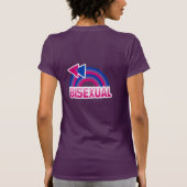 BISEXUELLE RAINBOW FLAG T-Shirt (Rückseite)