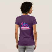 BISEXUELLE RAINBOW FLAG T-Shirt (Schwarz voll)