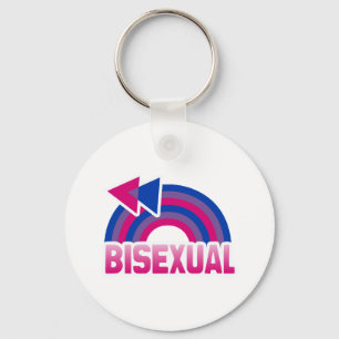 BISEXUELLE REGENBOGEN-FLAGGE SCHLÜSSELANHÄNGER