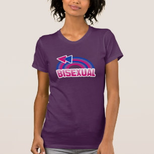 BISEXUELLE REGENBOHRENFLAGGE T-Shirt