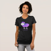 Bisexuelle Schafe der Familie T-Shirt (Vorne ganz)