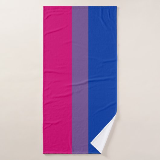 Bisexuelle Stolperflagge Badehandtuch (Badehandtuch)
