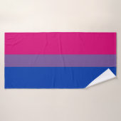 Bisexuelle Stolperflagge Badehandtuch (Badehandtuch)