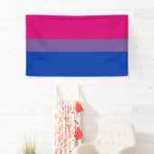 Bisexuelle Stolperflagge Banner (Insitu)