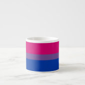 Bisexuelle Stolperflagge Espressotasse (Vorderseite)