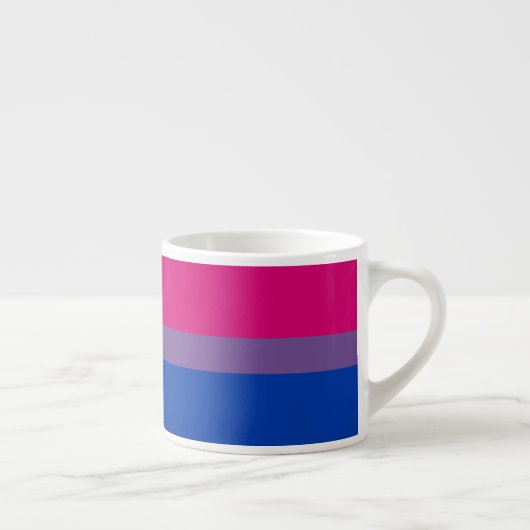 Bisexuelle Stolperflagge Espressotasse (Rechts)
